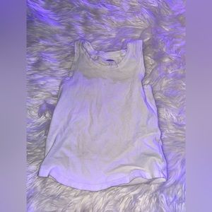 Kids white tank